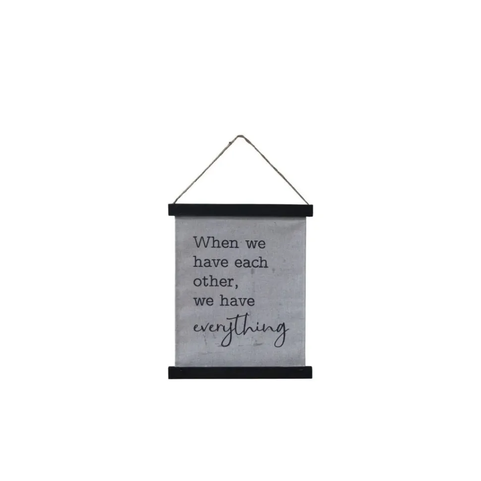 Chic Antique Leinwand Love mit Text zum Aufhängen