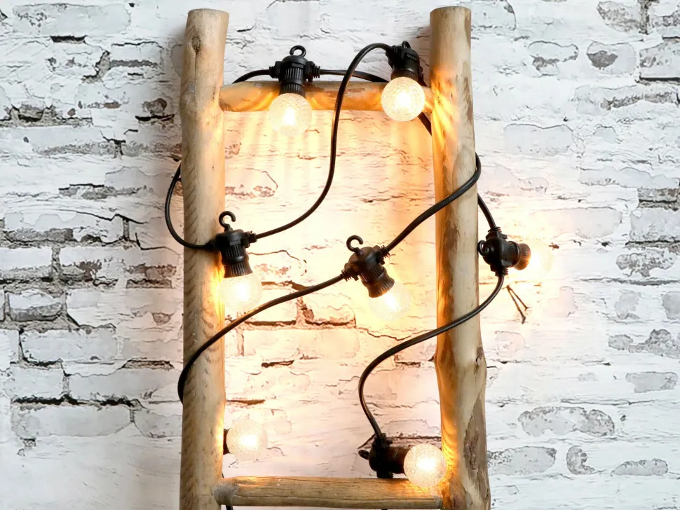 Chic Antique Lichterkette mit Diamant LED Lichtern