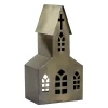 Chic Antique Lichthaus Kirche aus Metall
