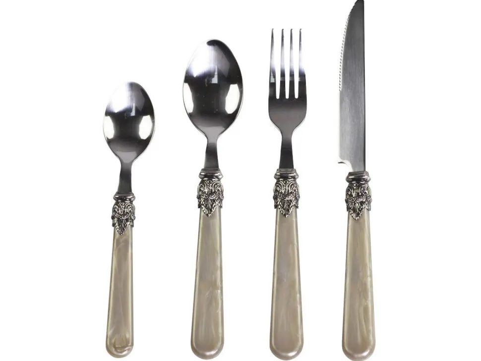 Chic Antique Linas Besteck mit Silber Deko