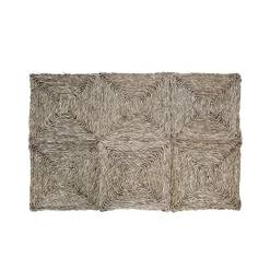 Chic Antique Länglicher Teppich aus Seegras