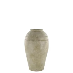 Chic Antique Lourdes großer Terrakotta Krug, Topf