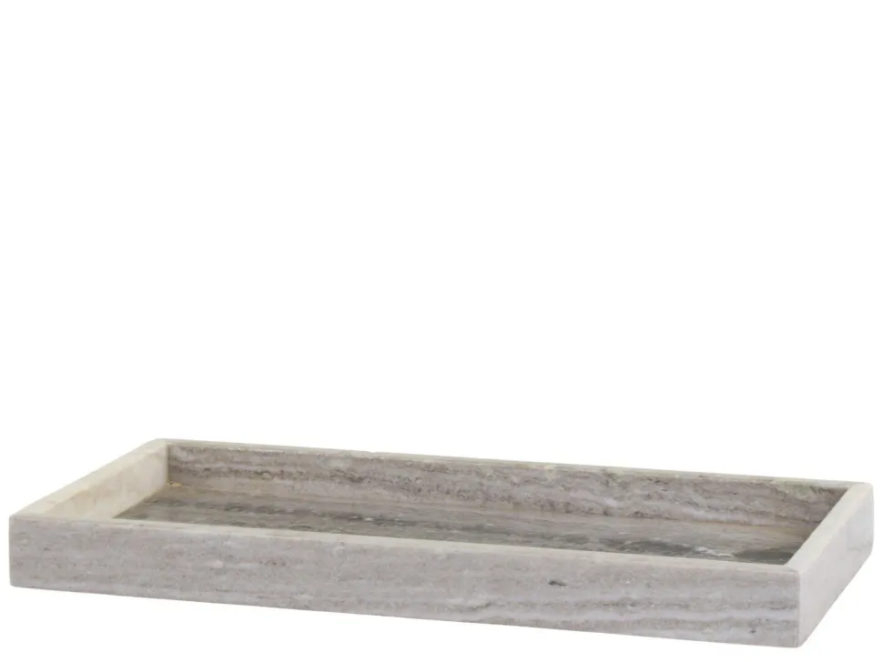 Chic Antique Morlaix Tablett aus Marmor rechteckig