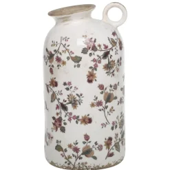 Chic Antique Nancy Vase mit Blumenmotiv