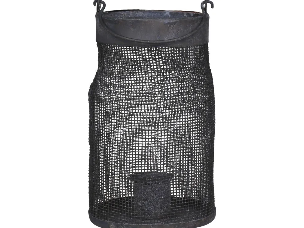 Chic Antique Netz Windlicht für Stabkerzen