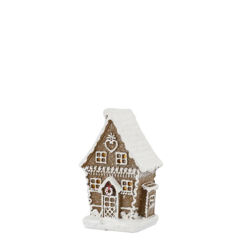 Chic Antique Noël Lebkuchenhaus mit LED