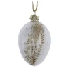 Chic Antique Osterei aus Glas mit Blumen