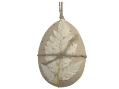 Chic Antique Osterei mit getrockneten Blumen