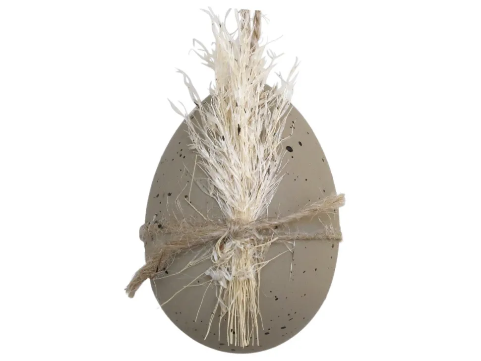 Chic Antique Osterei mit getrockneten Blumen