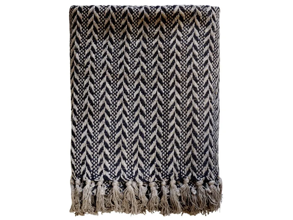 Chic Antique Plaid Überwurfdecke Aix