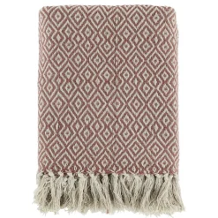 Chic Antique Plaid Decke Aix aus recycelter Baumwolle