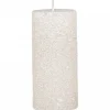 Chic Antique Rustikale Stumpenkerze mit Glitzer