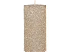 Chic Antique Rustikale Stumpenkerze rau