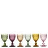 Chic Antique Saint-Émilion Weingläser mit Muster 6er