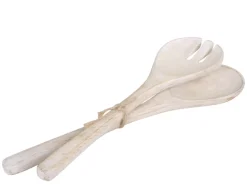 Chic Antique Salatbesteck Laon 2er Set aus Mangoholz
