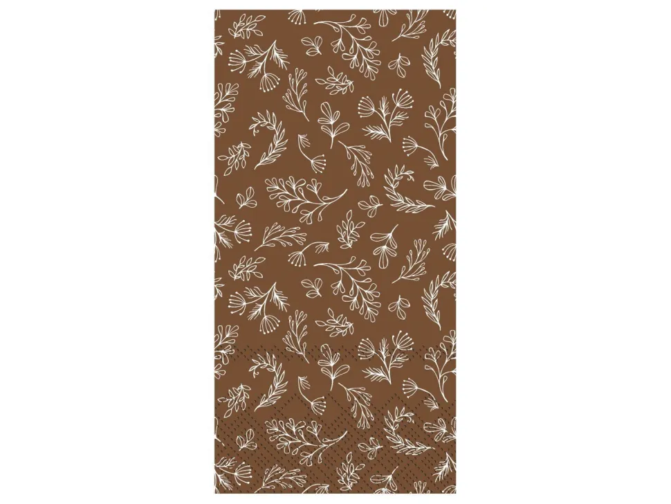 Chic Antique Serviette mit Blättern