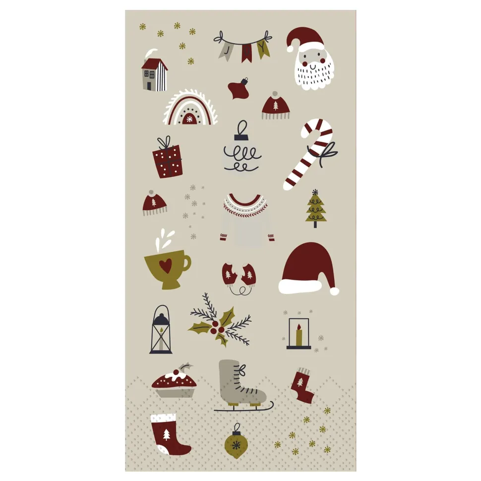 Chic Antique Servietten mit Weihnachtsmotiv
