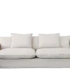 Chic Antique Sofa Malo Leinen mit 5 Kissen