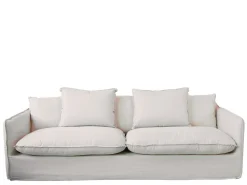 Chic Antique Sofa Malo Leinen mit 5 Kissen