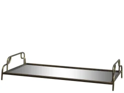 Chic Antique Spiegeltablett mit Henkel