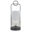 Chic Antique Stalllaterne mit Timer und Glühbirne