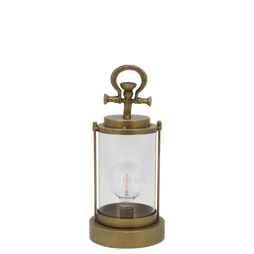 Chic Antique Stall Laterne mit LED und Timer