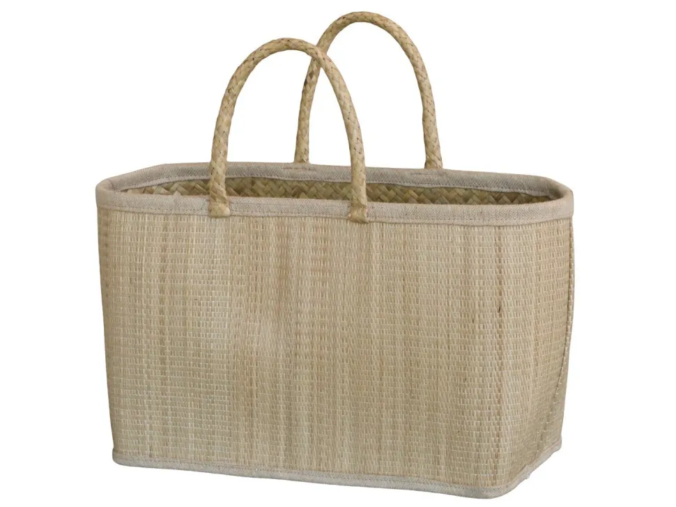 Chic Antique Strandtasche aus Palmenblättern