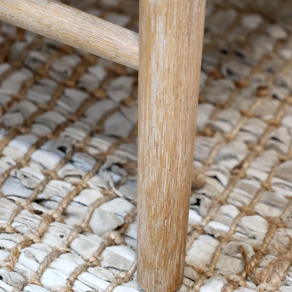 Chic Antique Stuhl mit Geflechtsitz