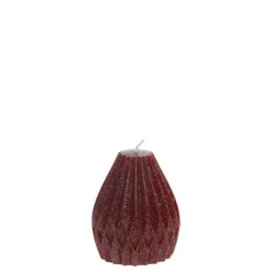 Chic Antique Stumpenkerze Diamant mit Glitzer