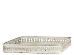 Chic Antique Tablett mit Dekorkante
