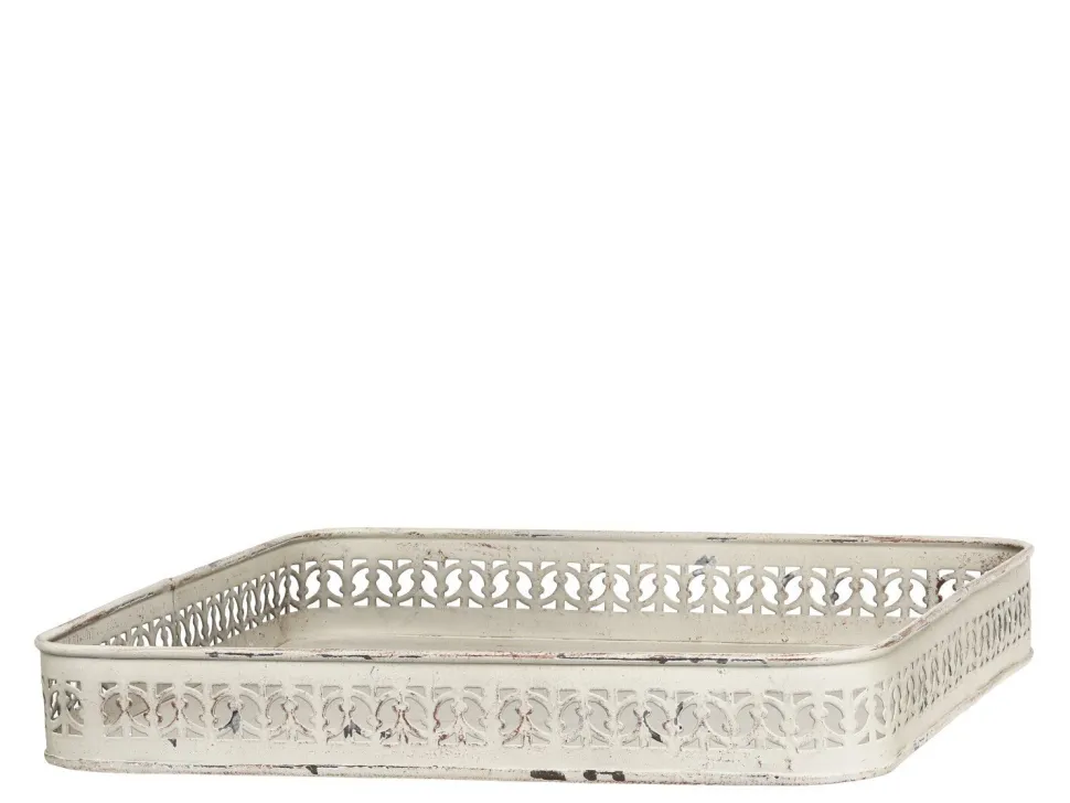 Chic Antique Tablett mit Dekorkante