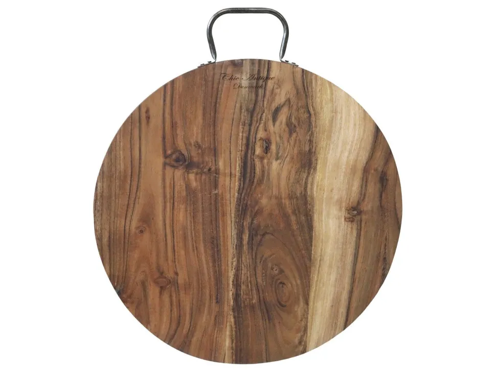 Chic Antique Tapasbrett Laon mit Eisengriff