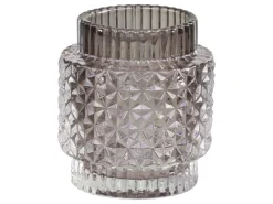 Chic Antique Teelichtglas mit Muster