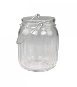 Chic Antique Teelichthalter mit Rillen und Henkel