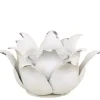 Chic Antique Teelichthalter Blume aus Eisen