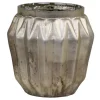 Chic Antique Teelichthalter Diamant Muster aus Glas