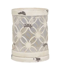 Chic Antique Teelichthalter mit Spitzenkante