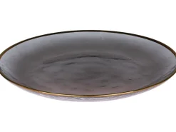 Chic Antique Teller mit Goldrand