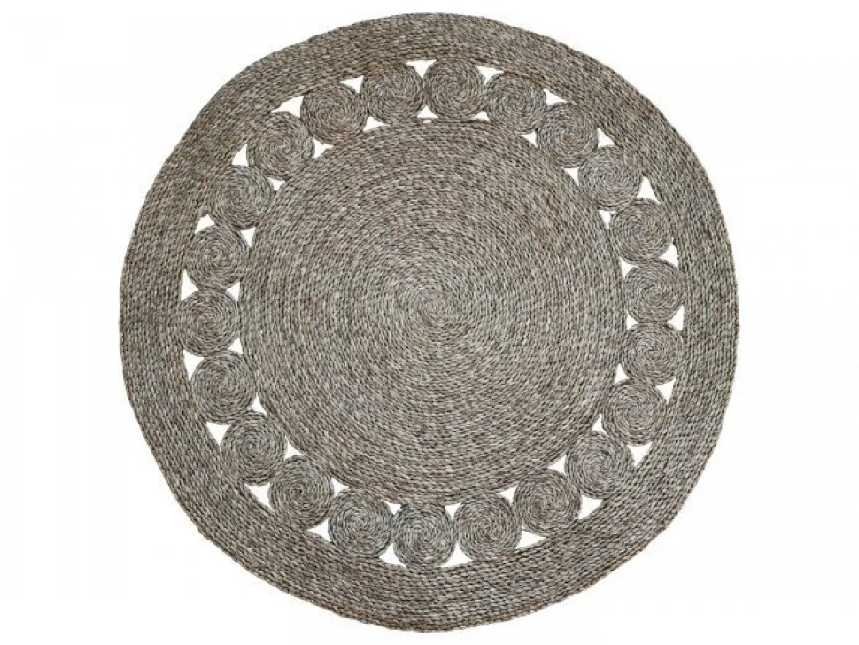 Chic Antique Teppich aus geflochtenem Seegras
