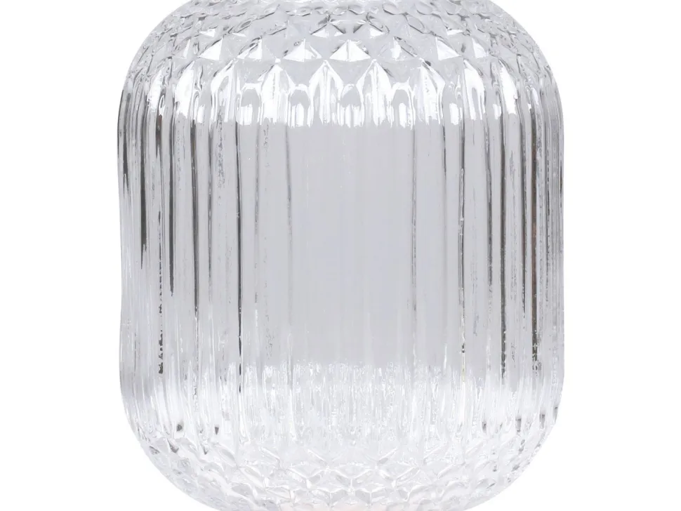 Chic Antique Vase mit kariertem Muster