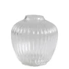 Chic Antique Vase mit Rillen