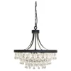 Chic Antique Versailles Kronleuchter mit tropfenformigen Glasprismen