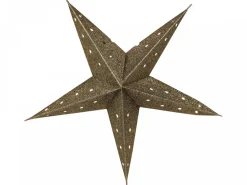 Chic Antique Vintage Papierstern mit Glitzer