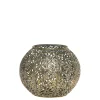 Chic Antique Vire Eisen Teelichthalter mit Muster