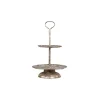 Chic Antique Vire Etagere mit Muster aus Metall