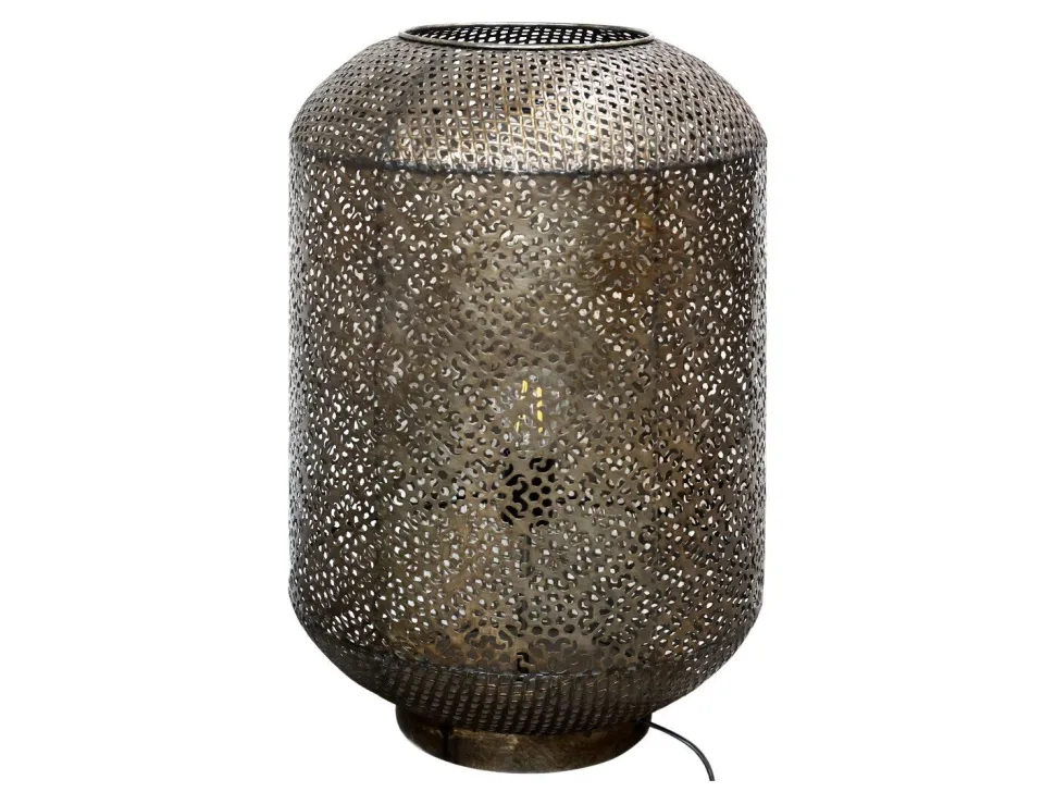 Chic Antique Vire Tischlampe mit Muster