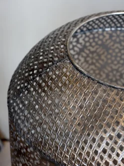 Chic Antique Vire Tischlampe mit Muster