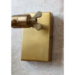 Chic Antique Wandlampe aus Messing