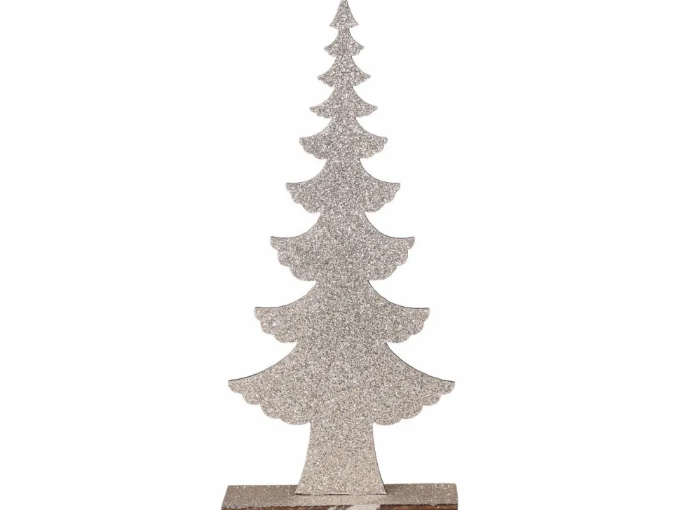 Chic Antique Weihnachtsbaum mit Glitzer