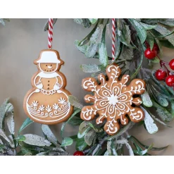Chic Antique Weihnachtsplätzchen Aufhänger 2er-Set